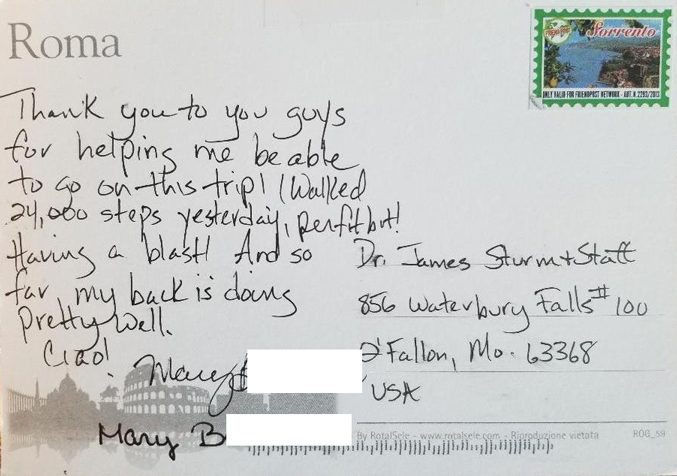 Mary B. Postcard A review from Mary B.